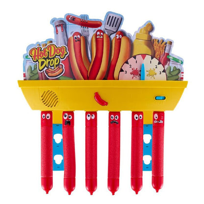 Hot Dog Drop Game, Fun Family Game for Kids 5+ Years, Exciting Fast-Paced Sausage Grabbing Game