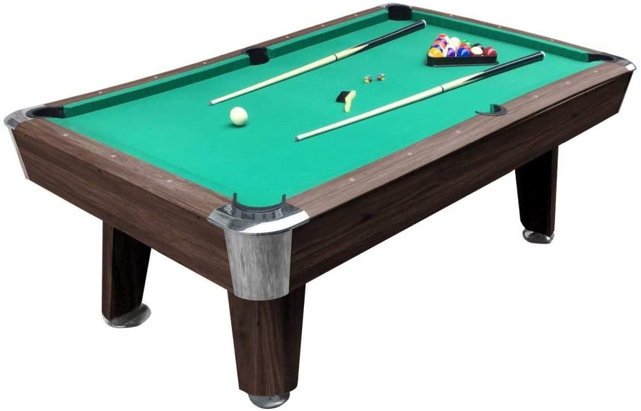 8-ft billiard table, Pool game table - Green