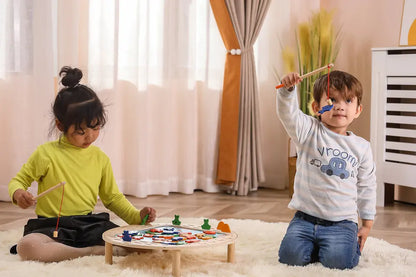 Viga Magnetic Wooden Fishing Game, Montessori Educational Toy, Develops Hand-Eye Coordination, Number Recognition & Motor Skills, Eco-Friendly & Non-Toxic, for Boys & Girls Ages 2+