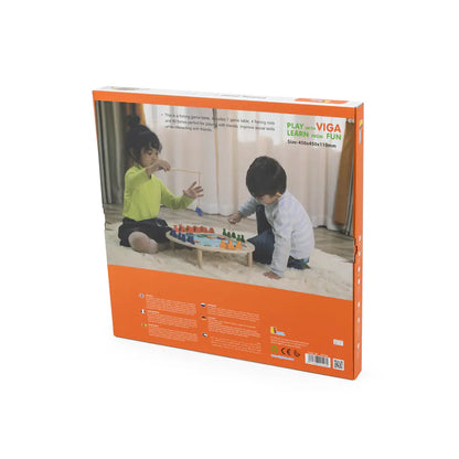 Viga Magnetic Wooden Fishing Game, Montessori Educational Toy, Develops Hand-Eye Coordination, Number Recognition & Motor Skills, Eco-Friendly & Non-Toxic, for Boys & Girls Ages 2+